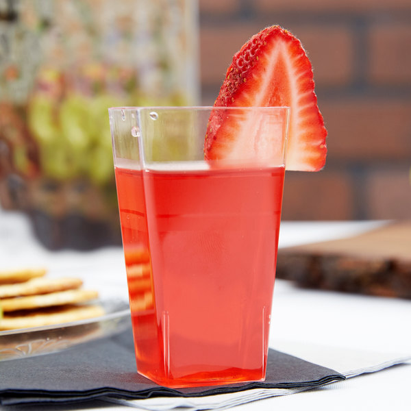 Fineline Settings 6405-CL, 2.4 Oz Tiny Temptations Clear Tiny Tumbler, 200/CS