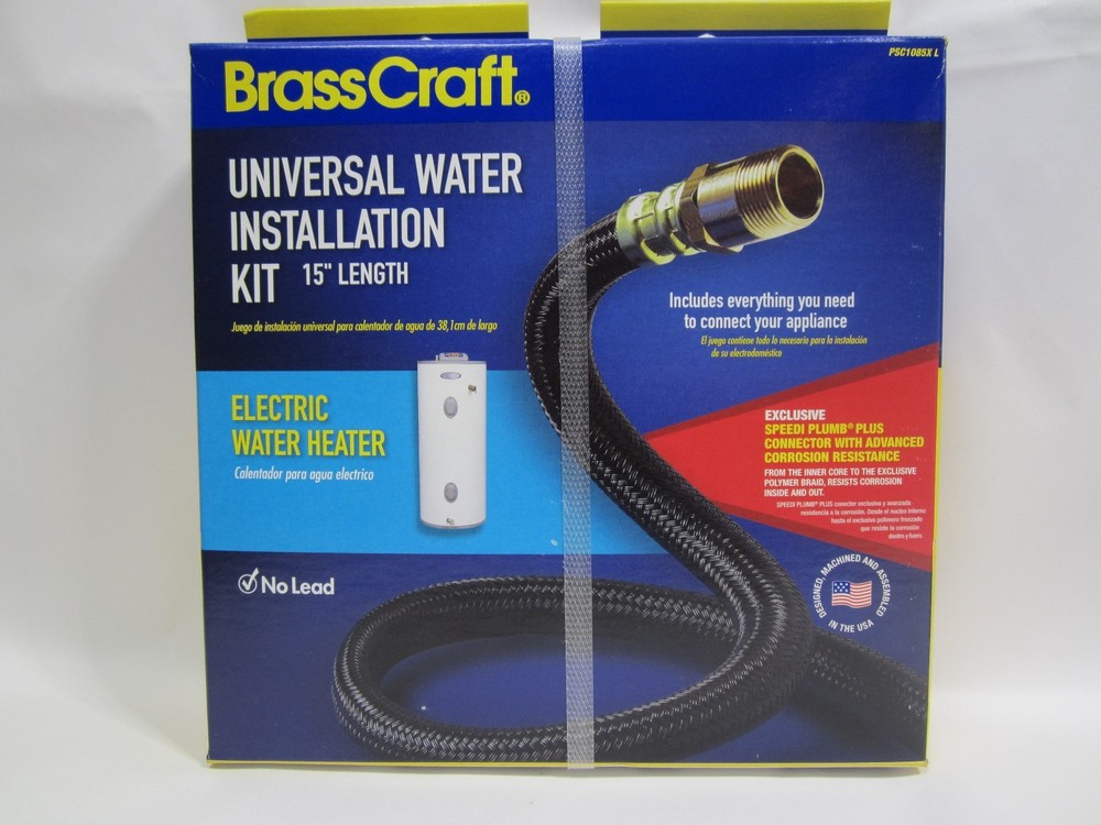 BrassCraft Speedi Plumb PLUS Water Installation Kit for Electric Water Heaters