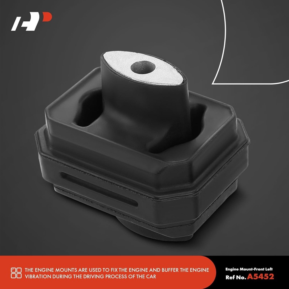 2PCS Front Left and Right Engine Mount Bushing Kit Compatible with Dodge Ram
