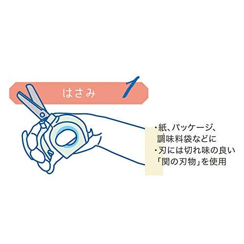 Debika 3-Function Scissors, Mint Blue (043819)