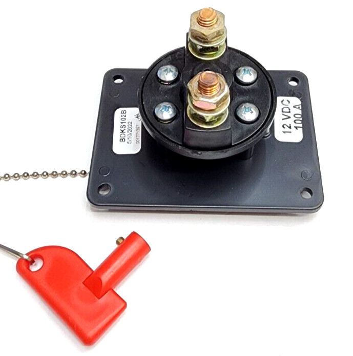 KIB BDKS102B 100A 12VDC BATTERY DISCONNECT SWITCH *D18