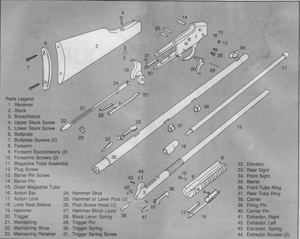 Stevens .22 Visible Loader Inner Magazine Replacement Tube Model 70 & 71