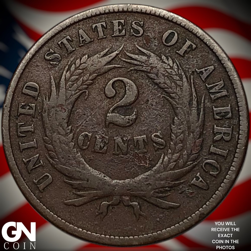 1868 2 Cent Piece Z5505