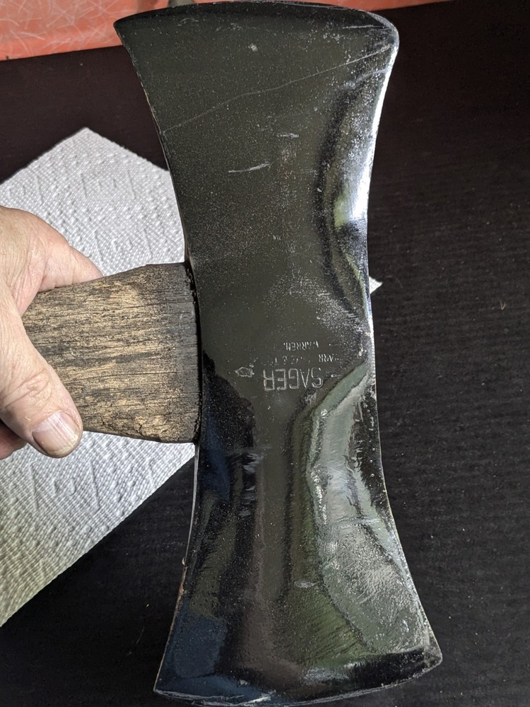Sager Warren Axe & Tool Co double bit Swamping Pattern axe Sharp