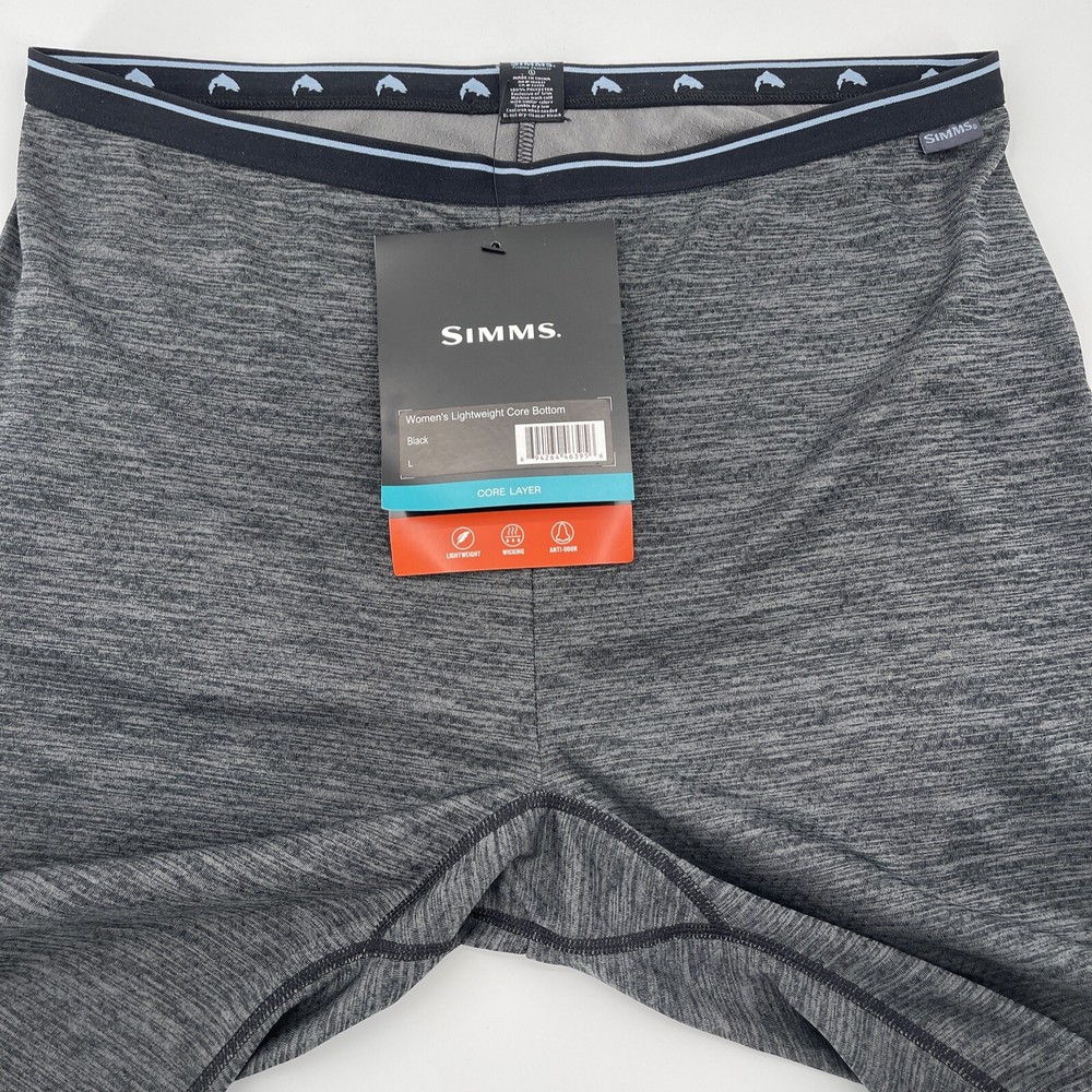 Simms Lightweight Core Bottom Womens Large Black