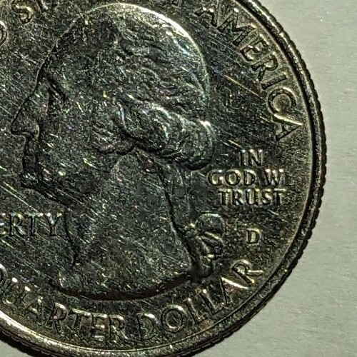 2016 Fort Moultrie quarter Error No E In WE