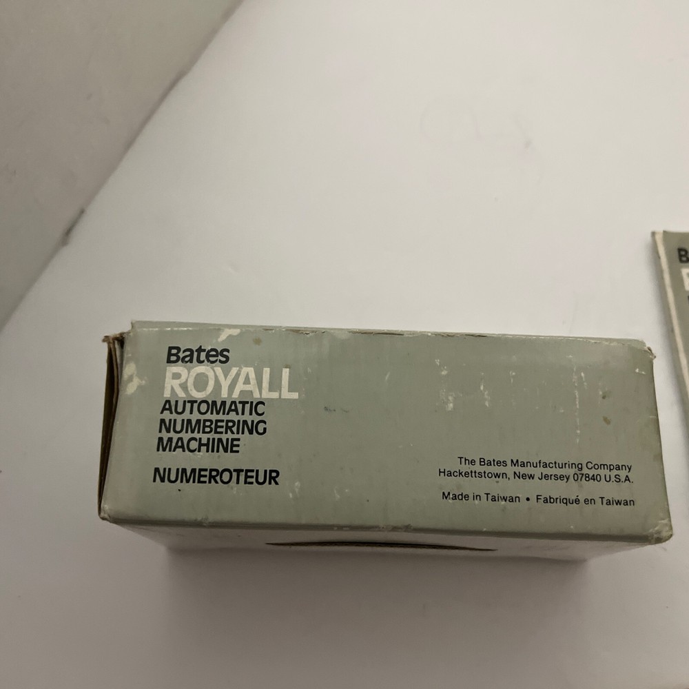 Bates Royal RNM6-7 Automatic Numbering Machine