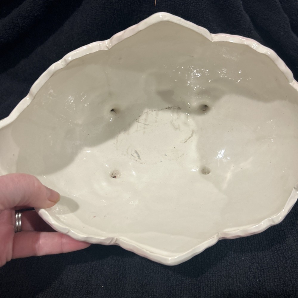 Very Old Signed Pottery Planter.
