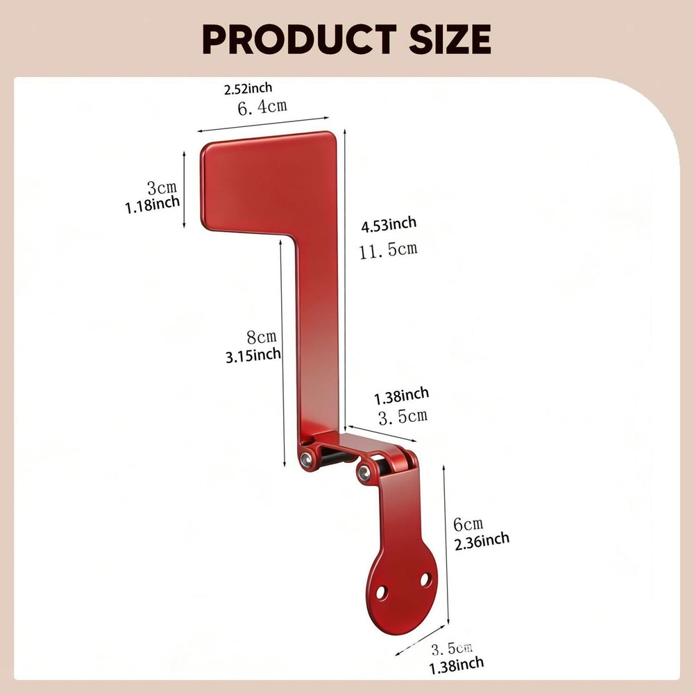 Replacement Mailbox Flag Red Postal Flag Mail Notification Hardware Mailbox