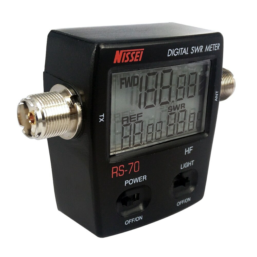 RS-70 Digital SWR Watt Meter Digital LED Backlight Shortwave Standing Wave Ratio
