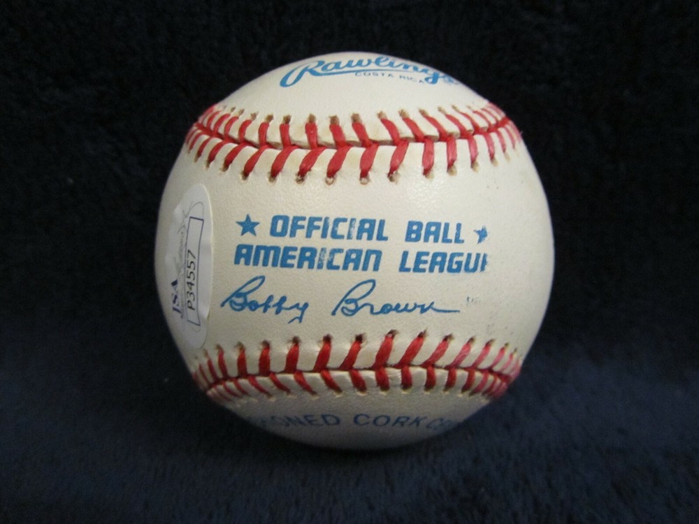 Bill Rogell (D 2003) Autographed OAL (Brown) Baseball – JSA Cert