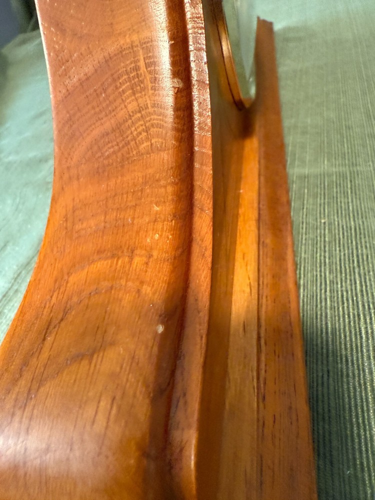 Nice Wooden Mantel Quartz Clock, 16"