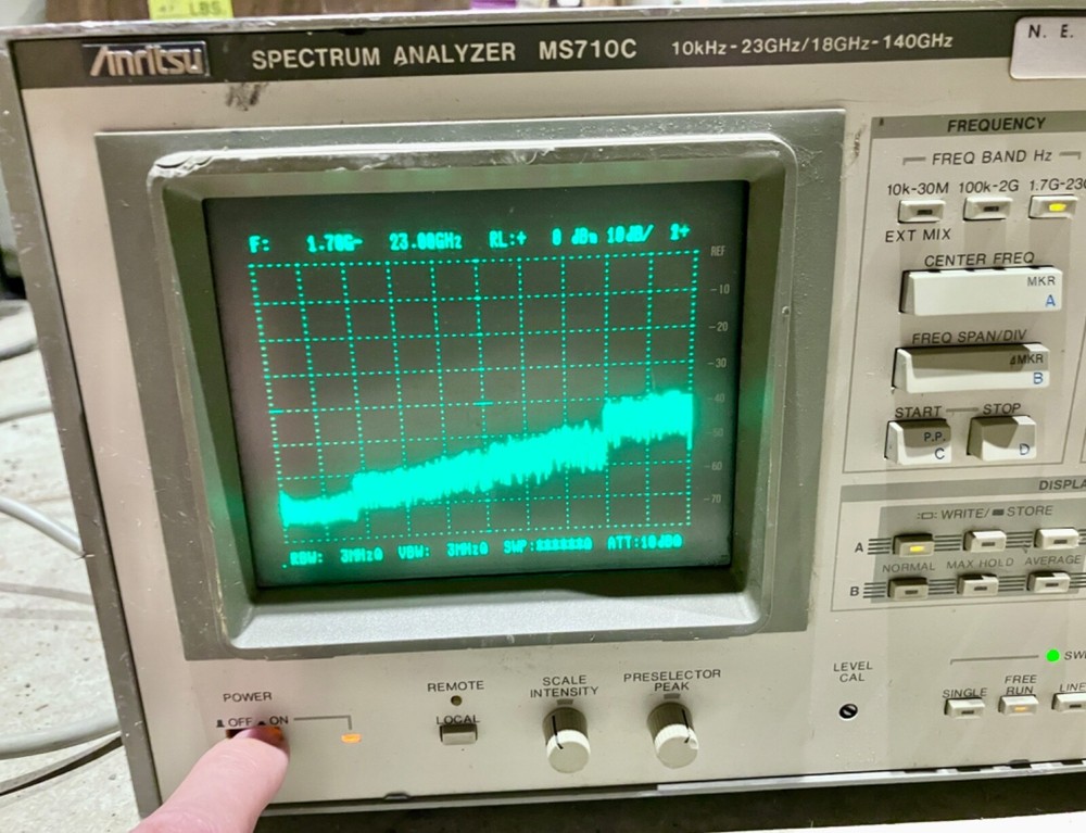 Anritsu MS710C 100kHz-23GHz Spectrum Analyzer
