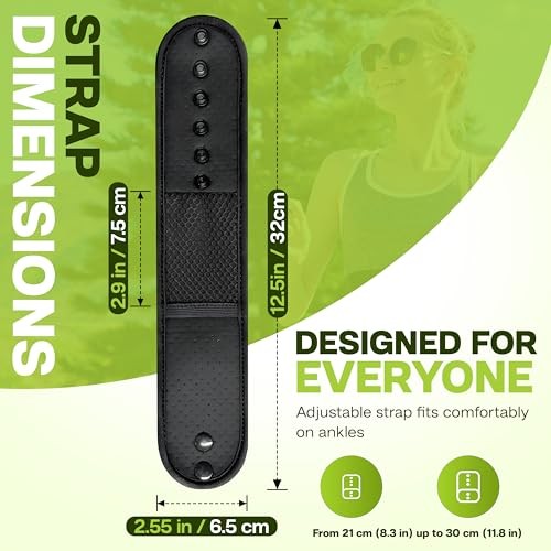 Ankle Pedometer Step Counter for Walking - Distance Counter - Activity Tracker