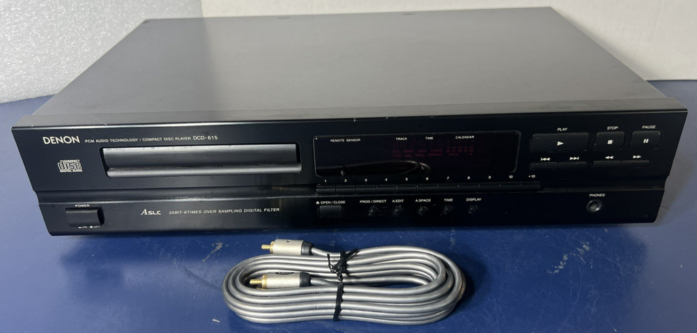 Denon DCD-615 CD Player - 20 Bit 8 Times Over Sampling Digital Filter TESTED!!