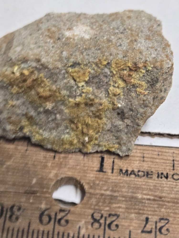 Rare Metarossite w Rossite specimen