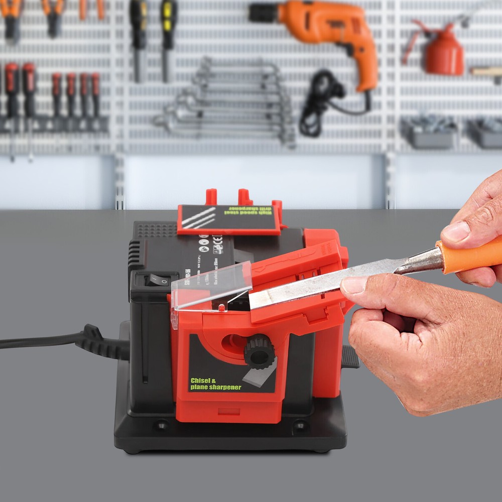 96w 3-in-1 Electric Chisel Planer Sharpener, Electric Sharpening Machine
