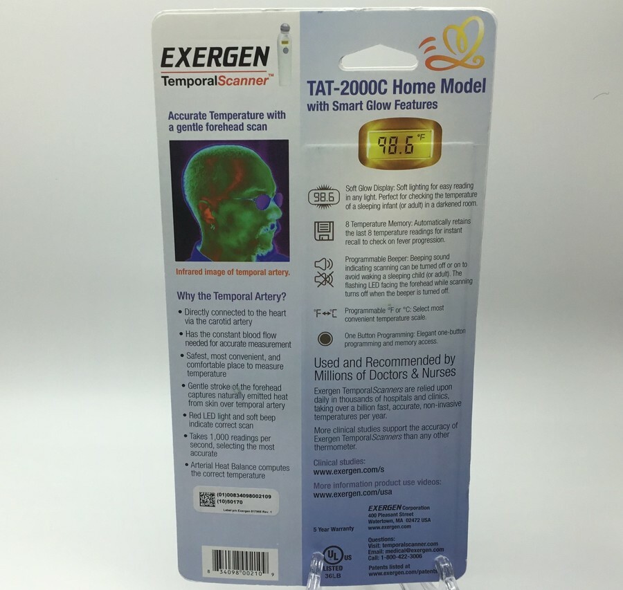 Exergen Temporal Artery Thermometer (TAT-2000C)
