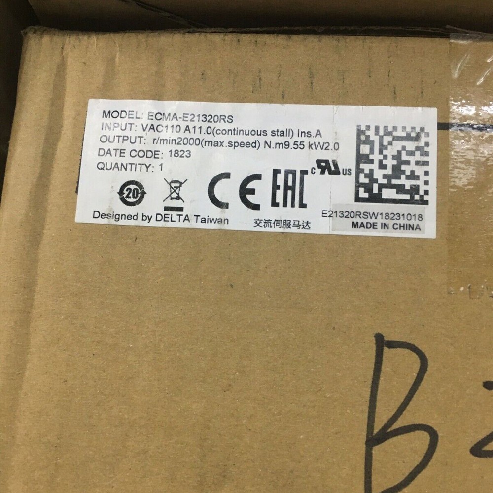 Delta ECMA-E21320RS Servo Motor One New ECMAE21320RS Expedited Shipping