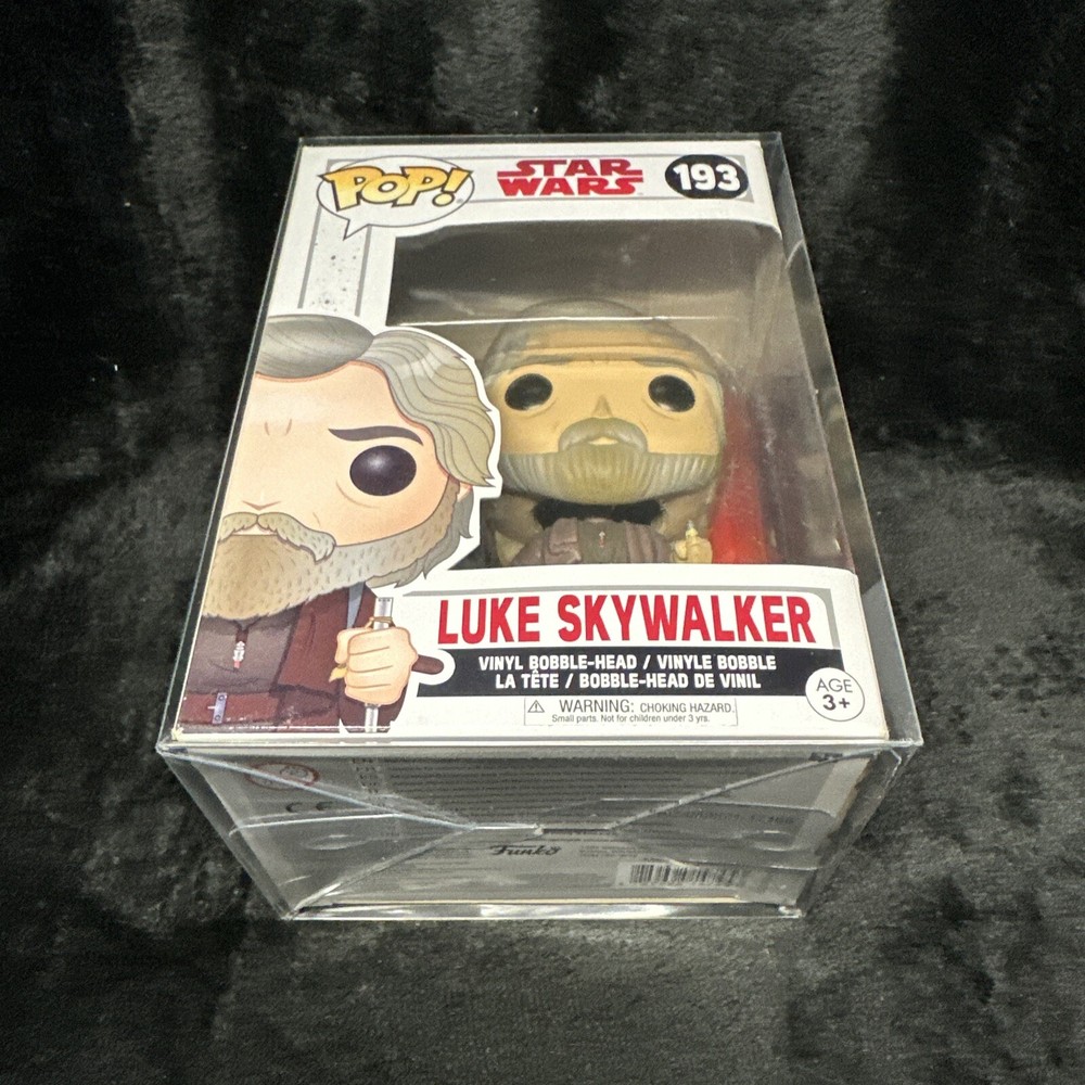 Funko Pop! STAR WARS: Luke Skywalker #193. With PROTECTOR!!!