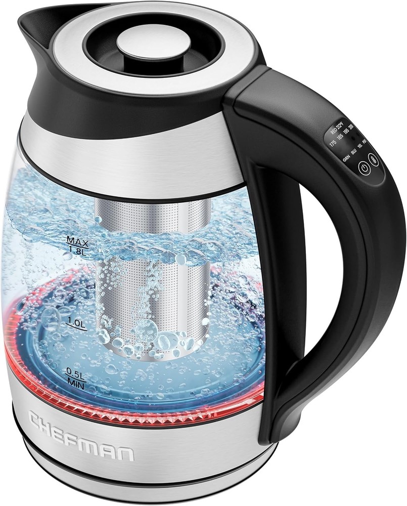 Cordless Electric Kettle, Variable Heat Settings