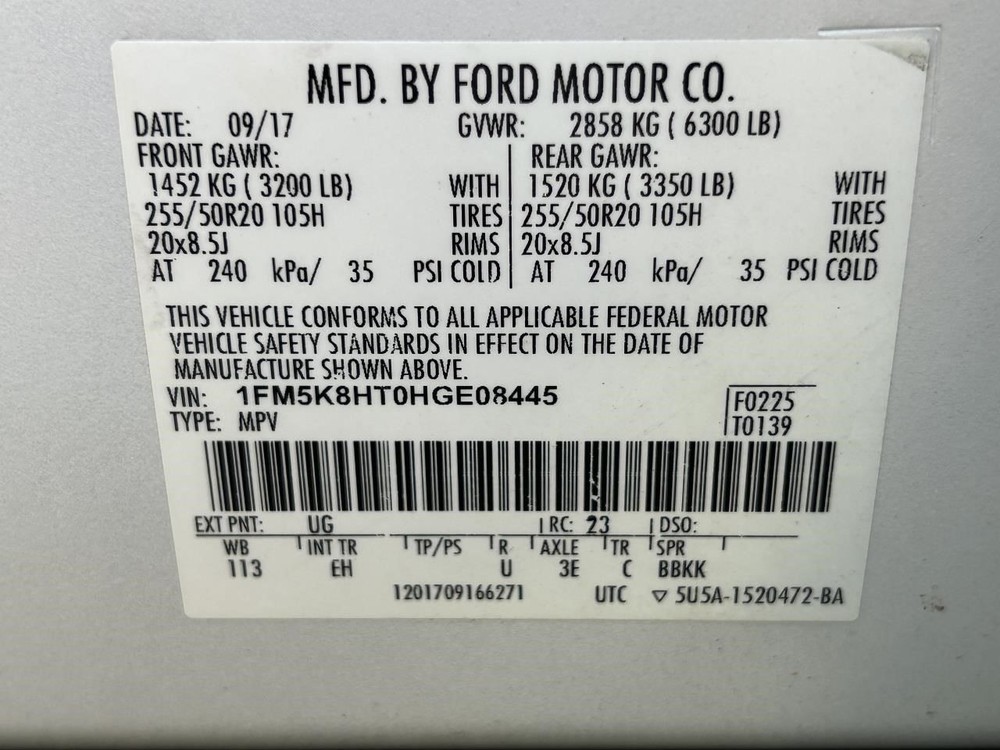 Chassis ECM Multifunction Fits 17-19 EDGE 104728192