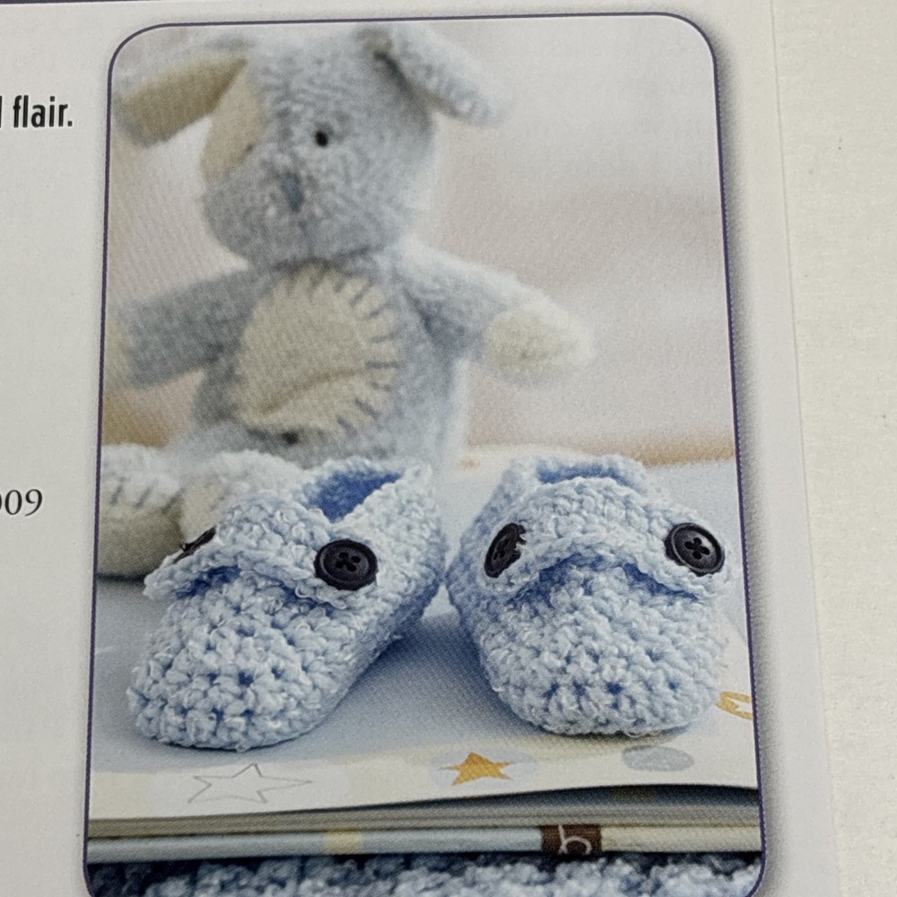 Button Botties Baby Size Crochet Pattern Cards Pages