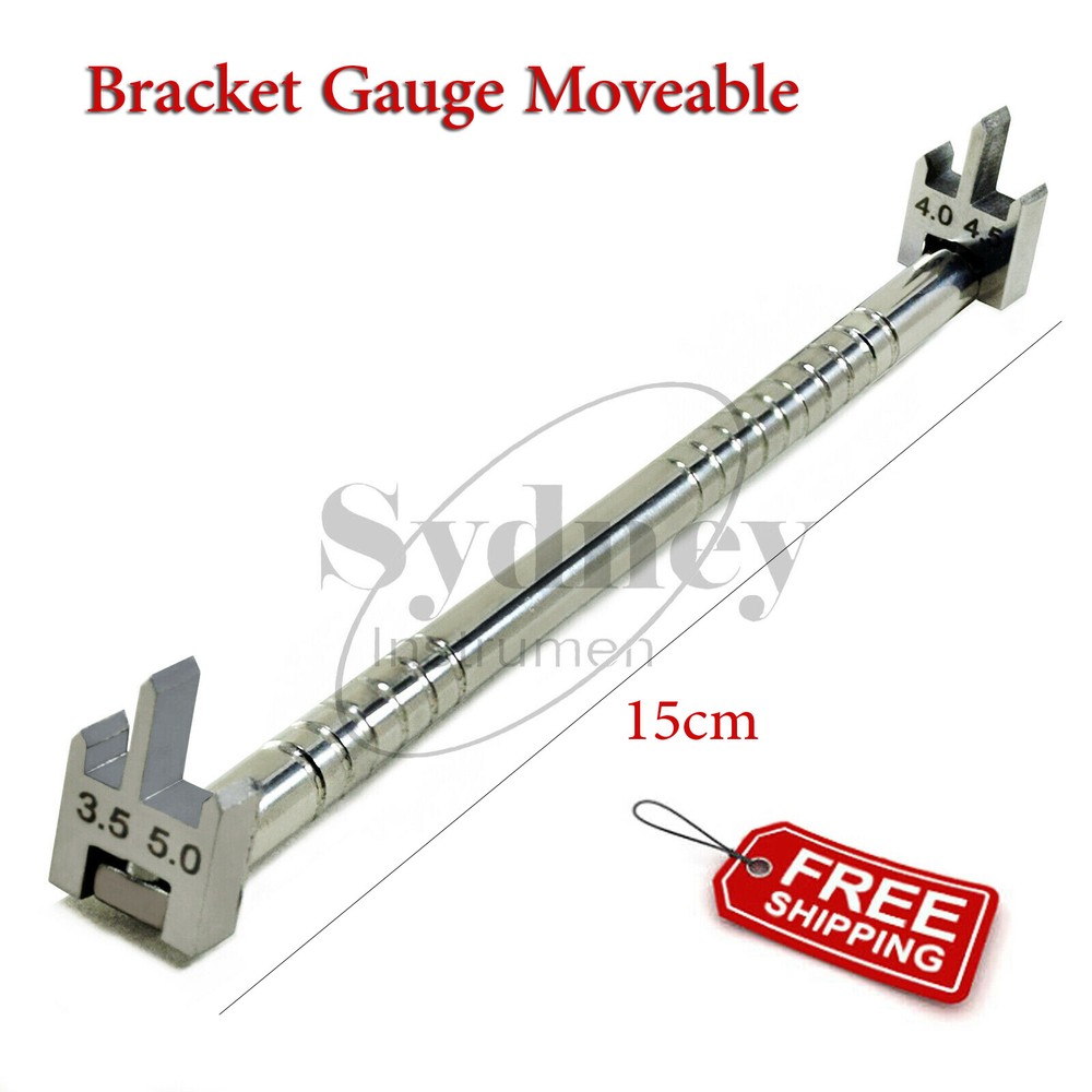 Orthodontic Adjustable Wick Movable Head Dental Positioning Bracket Height Gauge