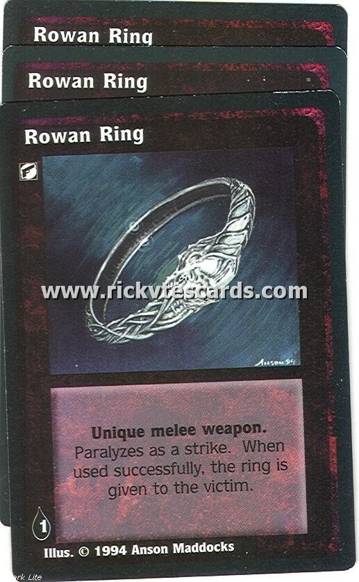 Rowan Ring x3 Jyhad VTES