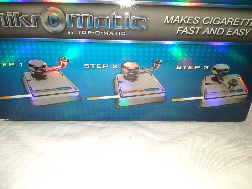 MikrOmatic TOP-O-Matic Regular Kings Cigarette Maker Making Injector Machine