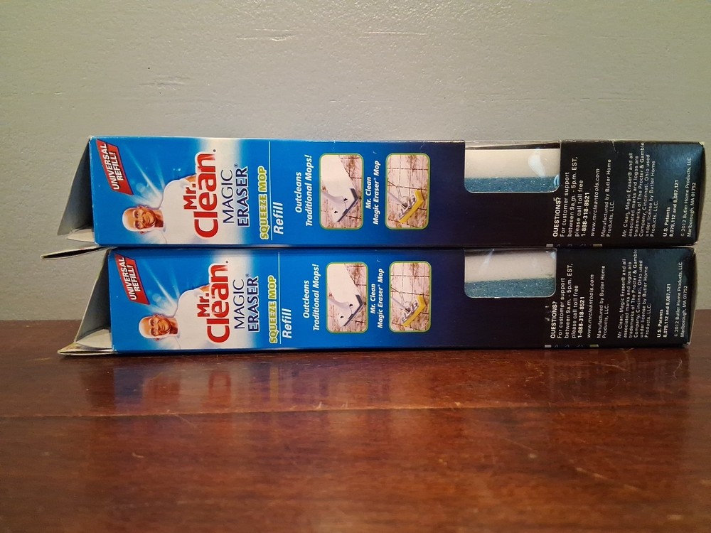 Mr Clean Magic Eraser Universal Mop Refill Type A Fits Most Squeeze Mops 2 pack