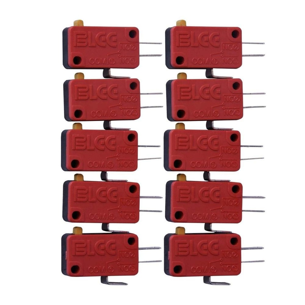 20Pcs 3 Pin Microswitch Standard For Arcade Mame Jamma Games Push Button