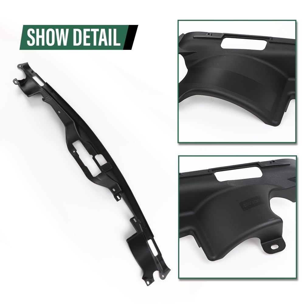 Upper Radiator Support Cover Panel Compatible with Jeep Patriot 2011-2017 Black