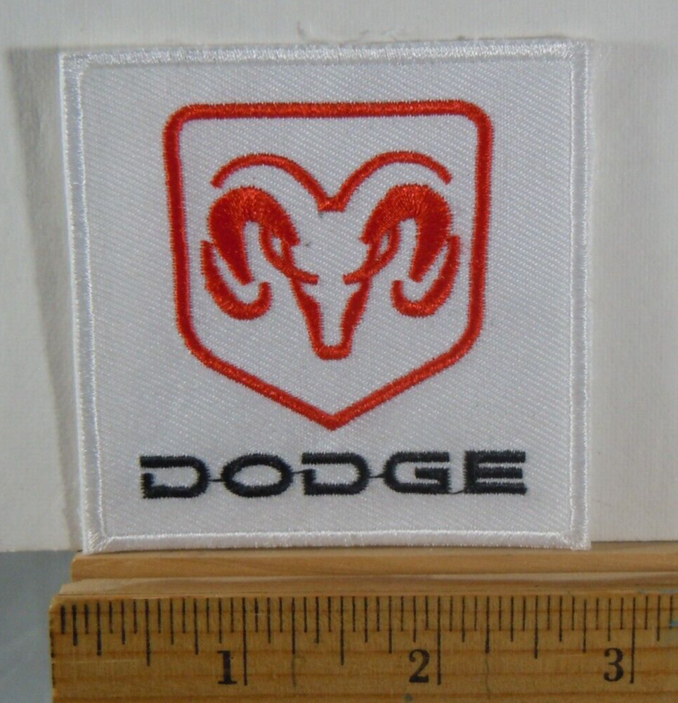 Dodge Ram Iron-on Embroidered Patch 2.75"