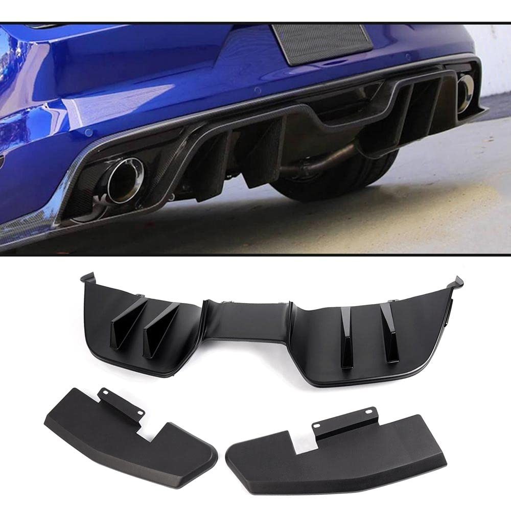 Rear Bumper Lip Diffuser for Mustang 2015-2017 3PCS Set