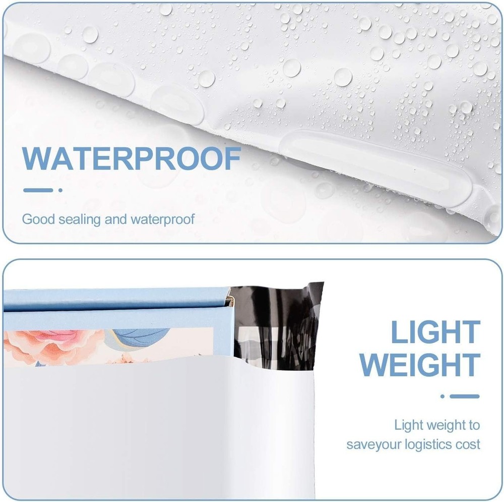 Poly Mailers 12x15.5 White 200 Pack