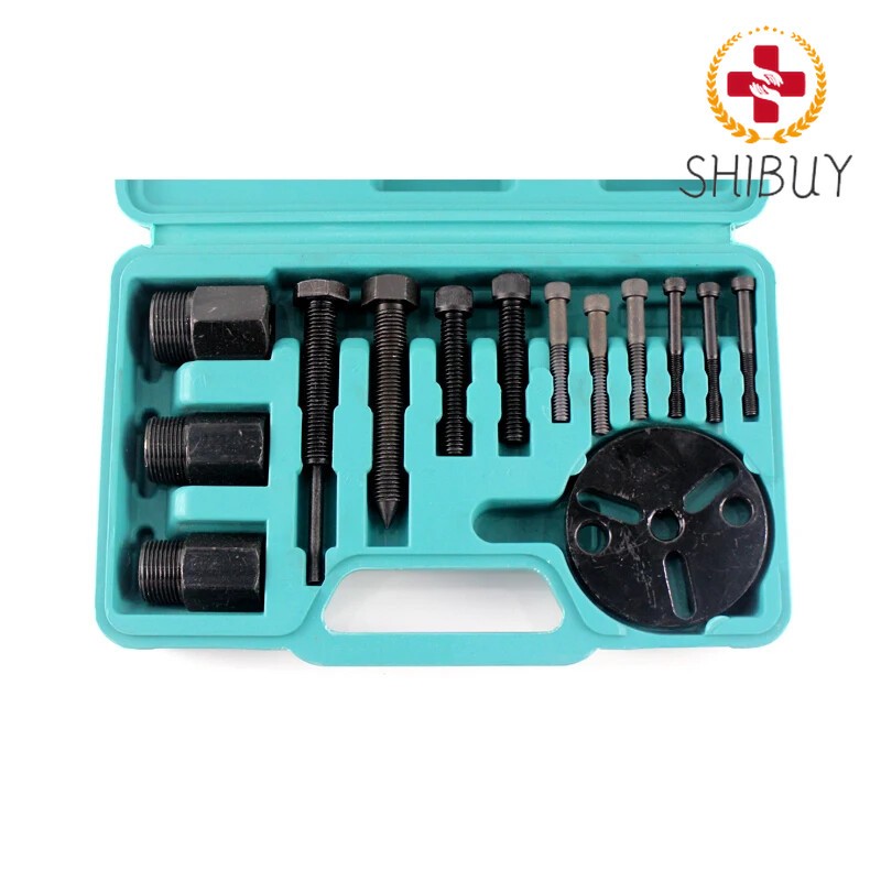 Air Conditioner Compressor Clutch Puller Installation Tool 14 Pieces /Set