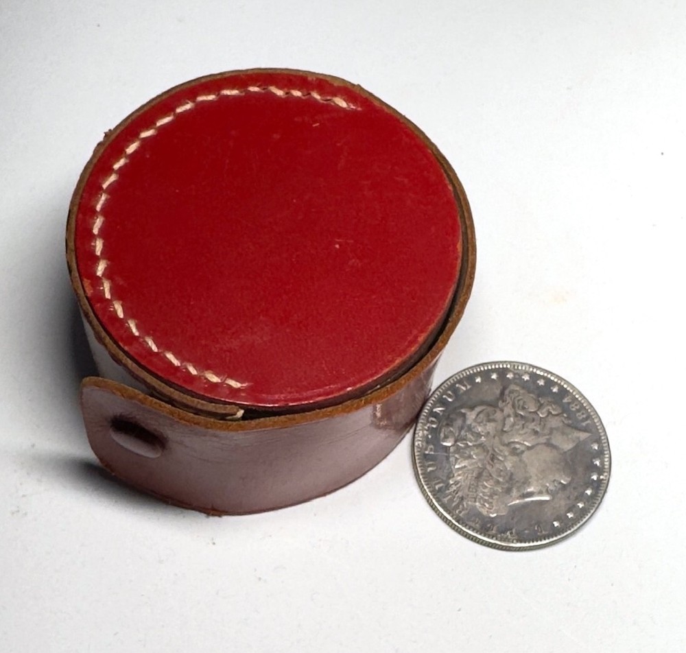 Vintage Occupied Germany Collapsible Cup Complete with Leather Case