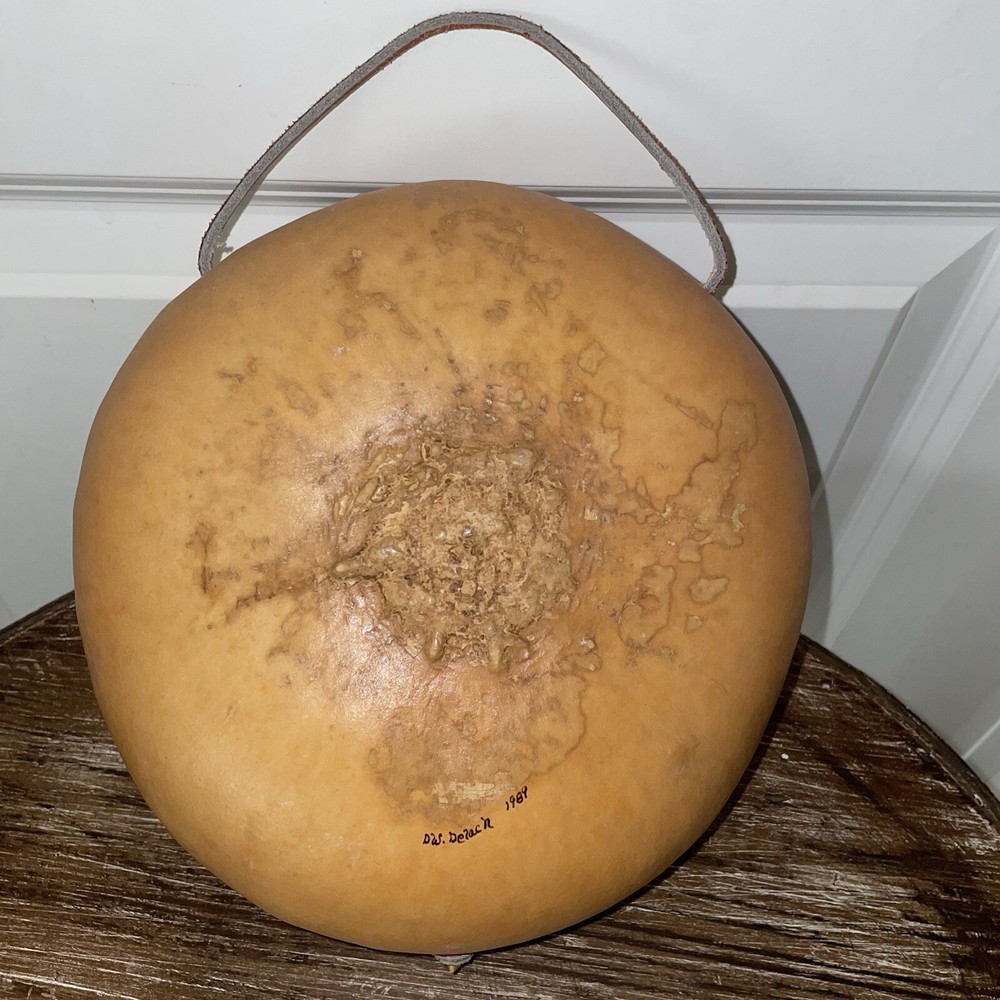 Hand Crafted Gourd With Black-Capped Chickadee-UNIQUE