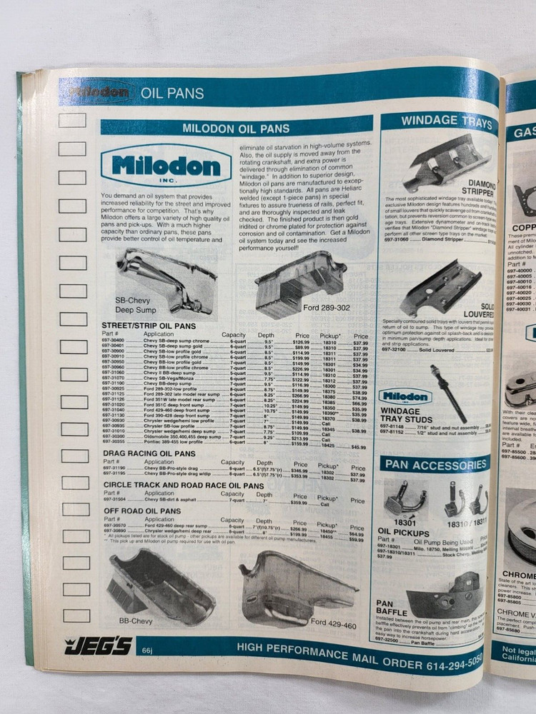 1991 JEG'S Spring High Performance Automotive Catalog - Genuine