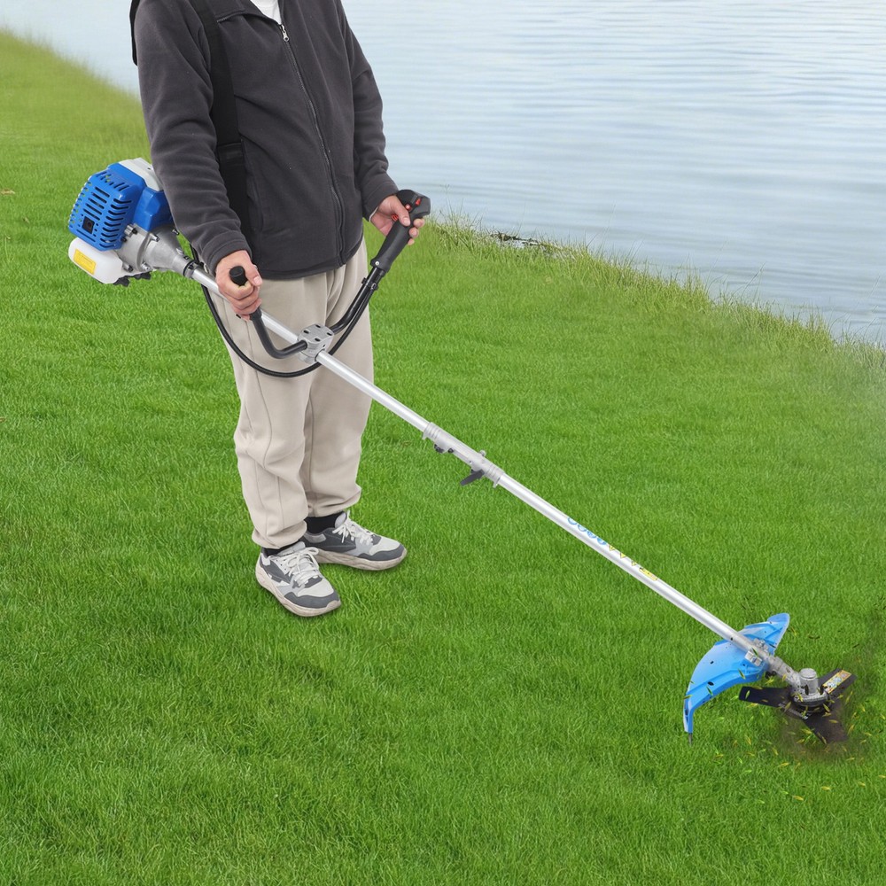 Weed Wacker, Gas Powered Weed Wacker, Weed Trimmer With Handle & Shoulder Strap