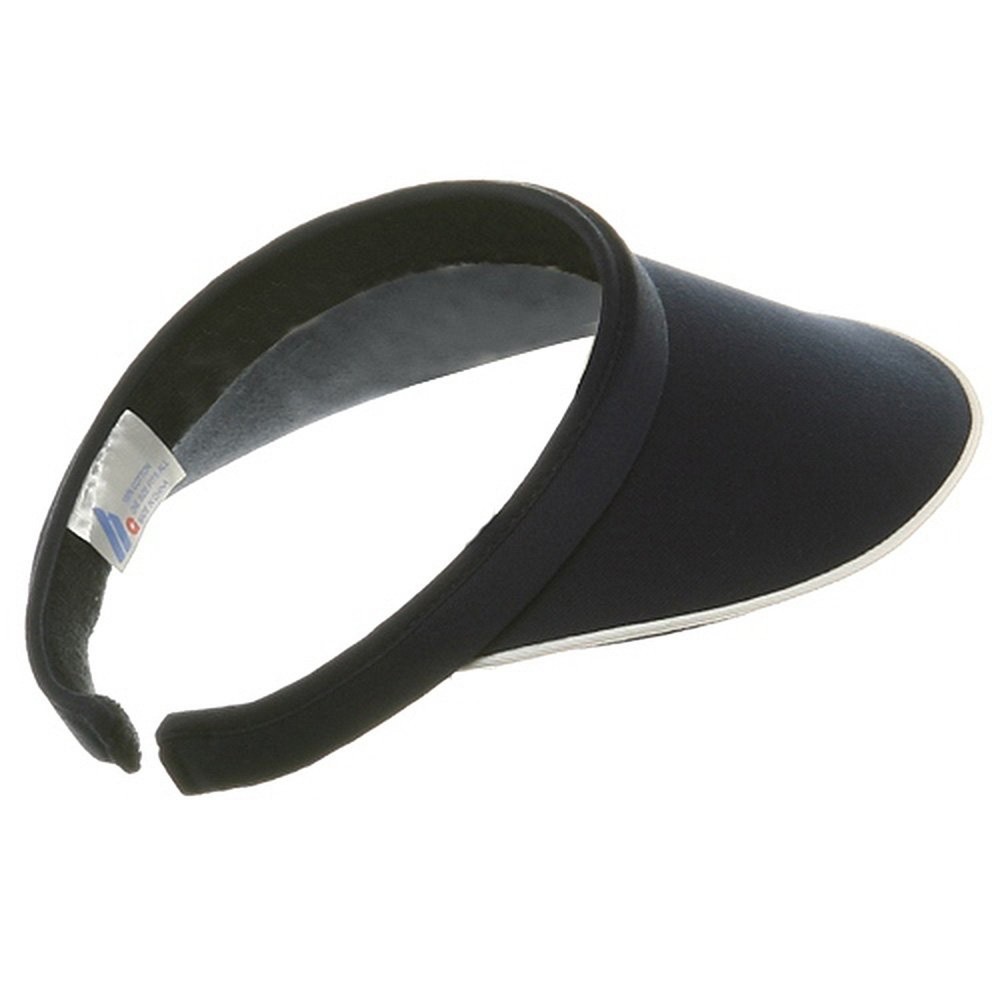 Piping Clip On Visor-Navy