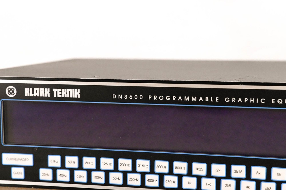 Klark Teknik DN3600 Programmable Graphic Equalizer CG01XTQ