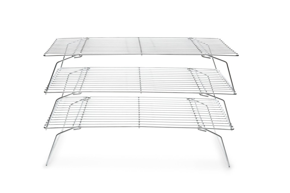 Fox Run 4698 Stackable Cooling Rack Set, Chrome, 3-Piece