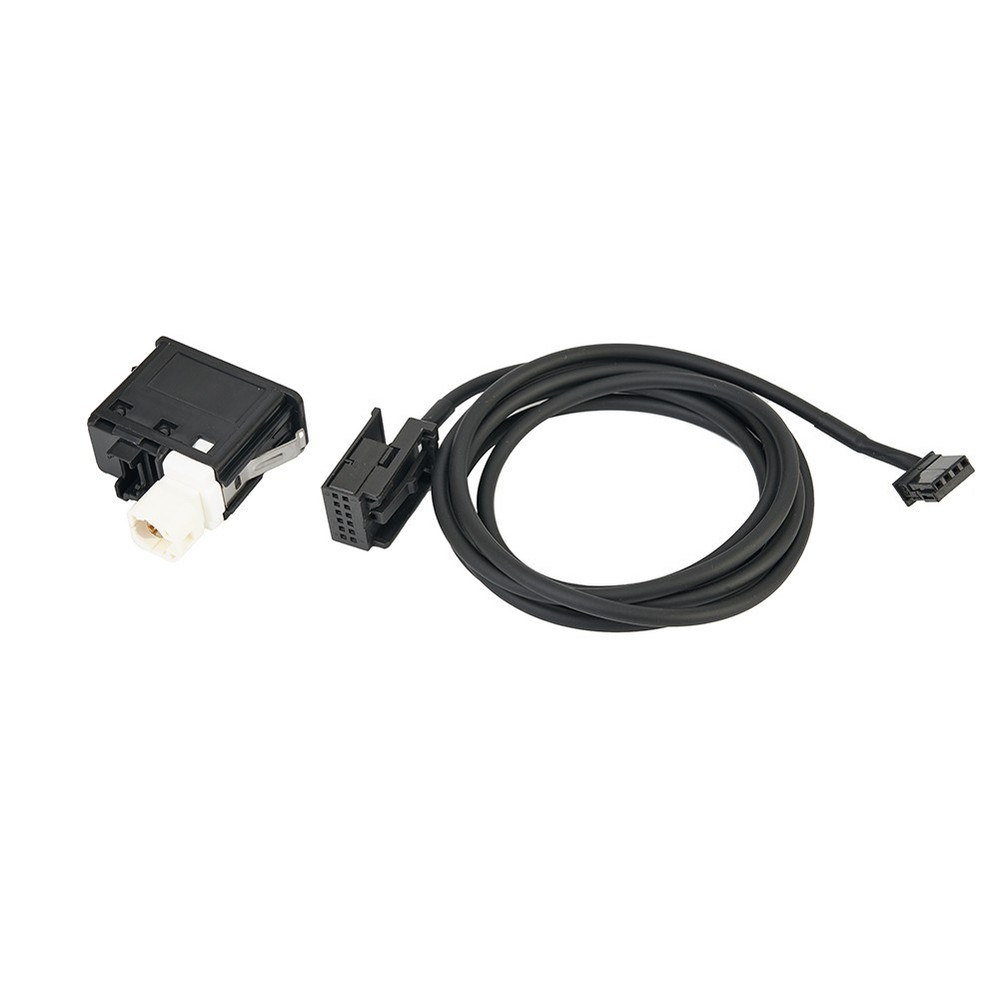 AUX USB Interface Panel Cable Adapter And Socket Plastic Cable For