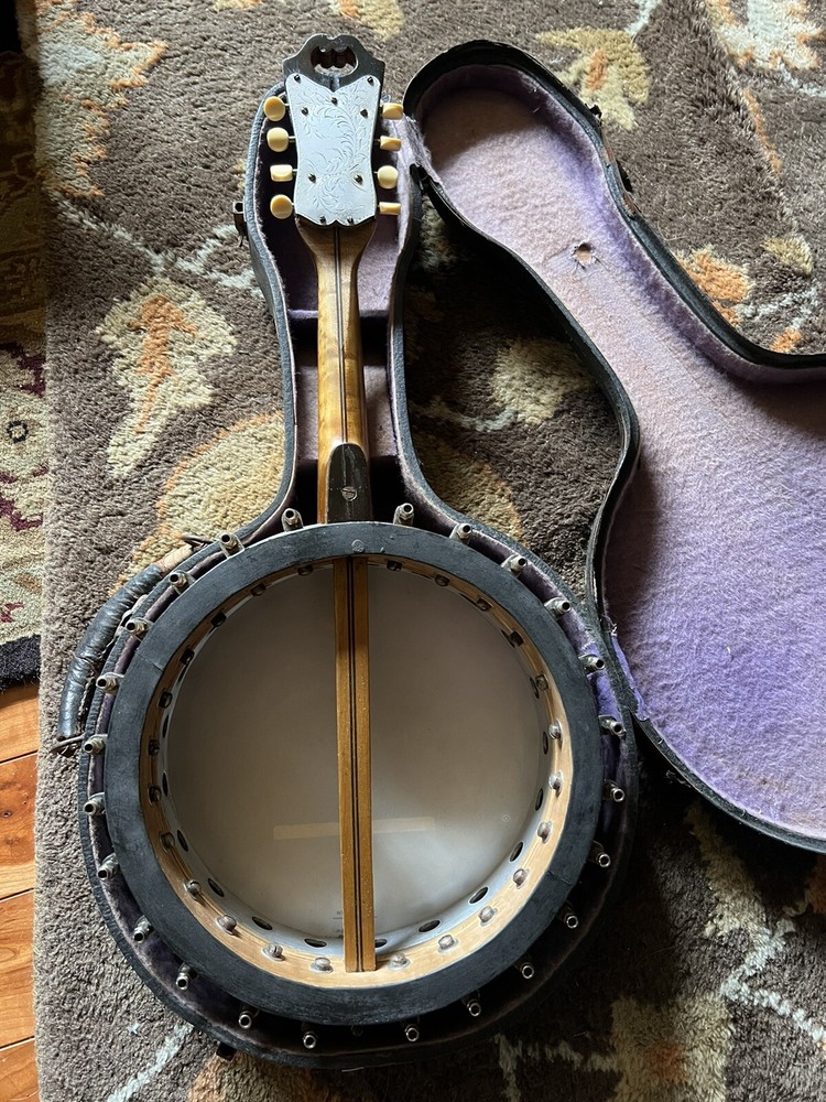 Regina 8-String Banjo 1920s with case