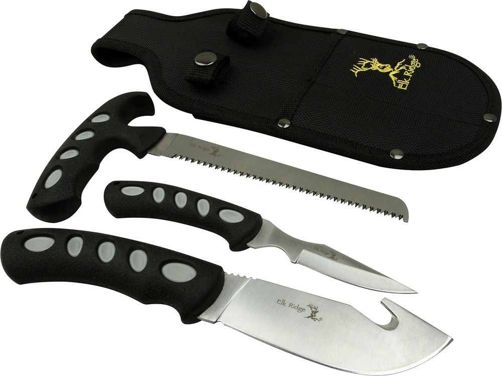 New Elk Ridge Hunting Set Fixed Blade Knife ER-252