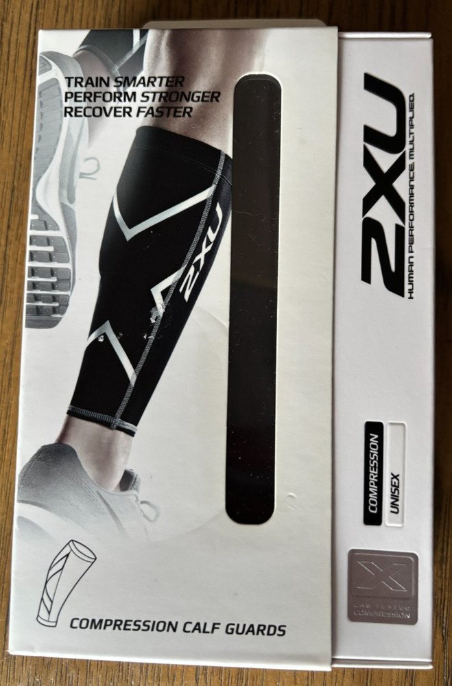 2XU Compression Calf Guards XL Black Unisex