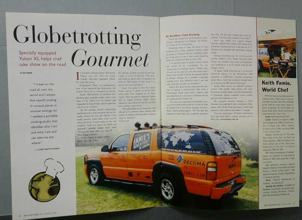 2001 GMC Sales Catalog