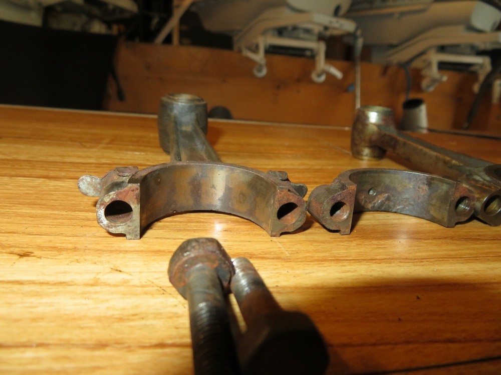 Two Vintage Johnson P-50 Outboard Connecting Rods